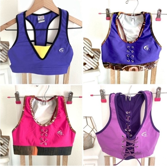 Bundle of 10 G.SPORTS/ G.A.H.U.E.R ORIGINAL COLOMBIAN SPORTSWEAR BRA SIZE XSMALL - Picture 2 of 13